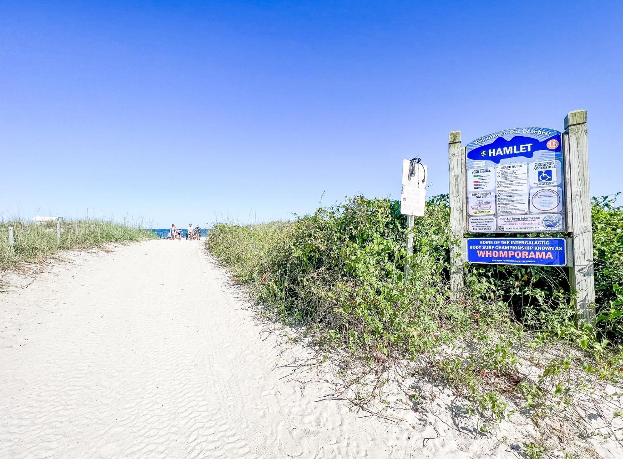 Cozy Beach Condo Sleeps 6 Pool Carolina Beach Buitenkant foto